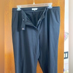 Calvin Klein black woman slacks size16w great shape